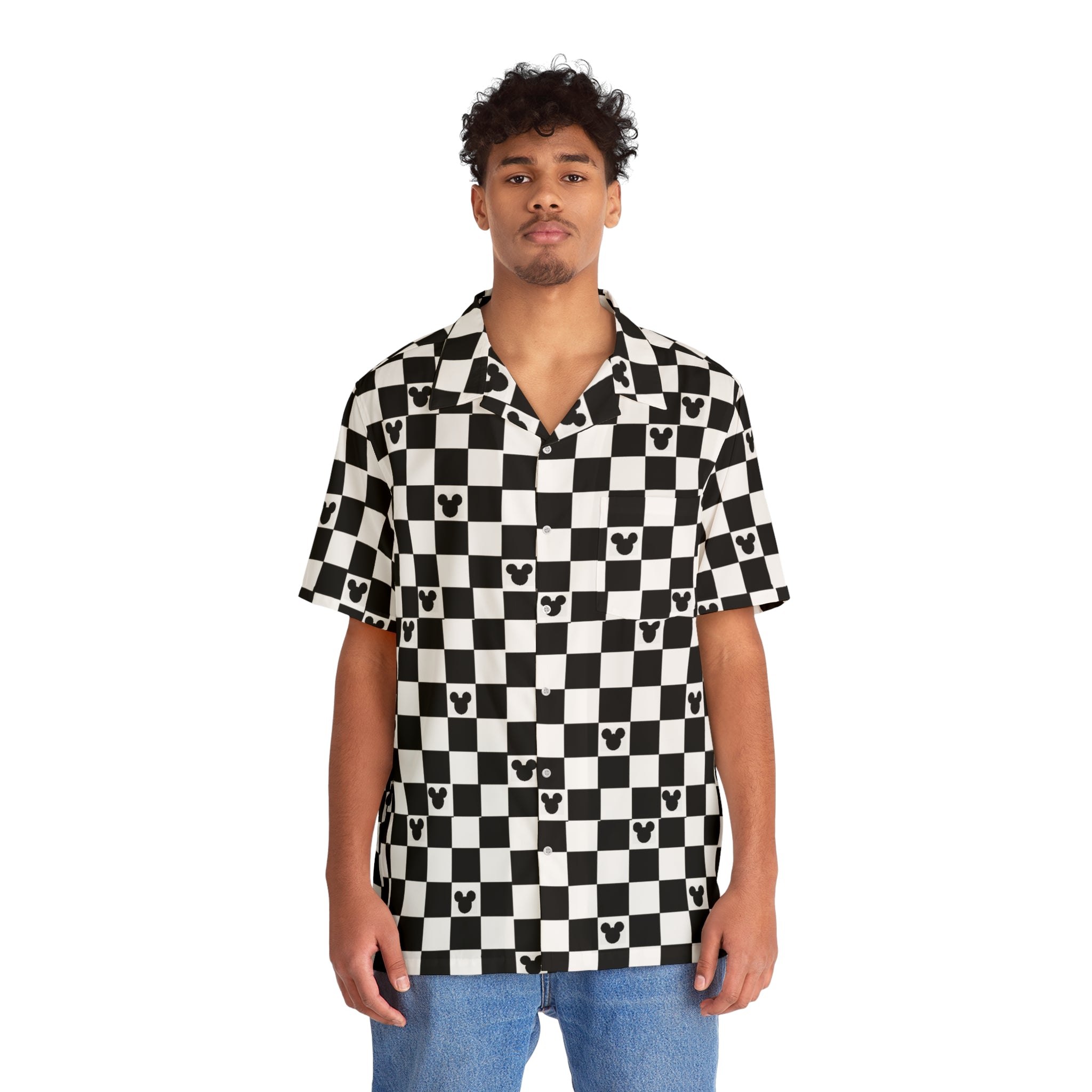 Checkerboard mens shirt new arrivals