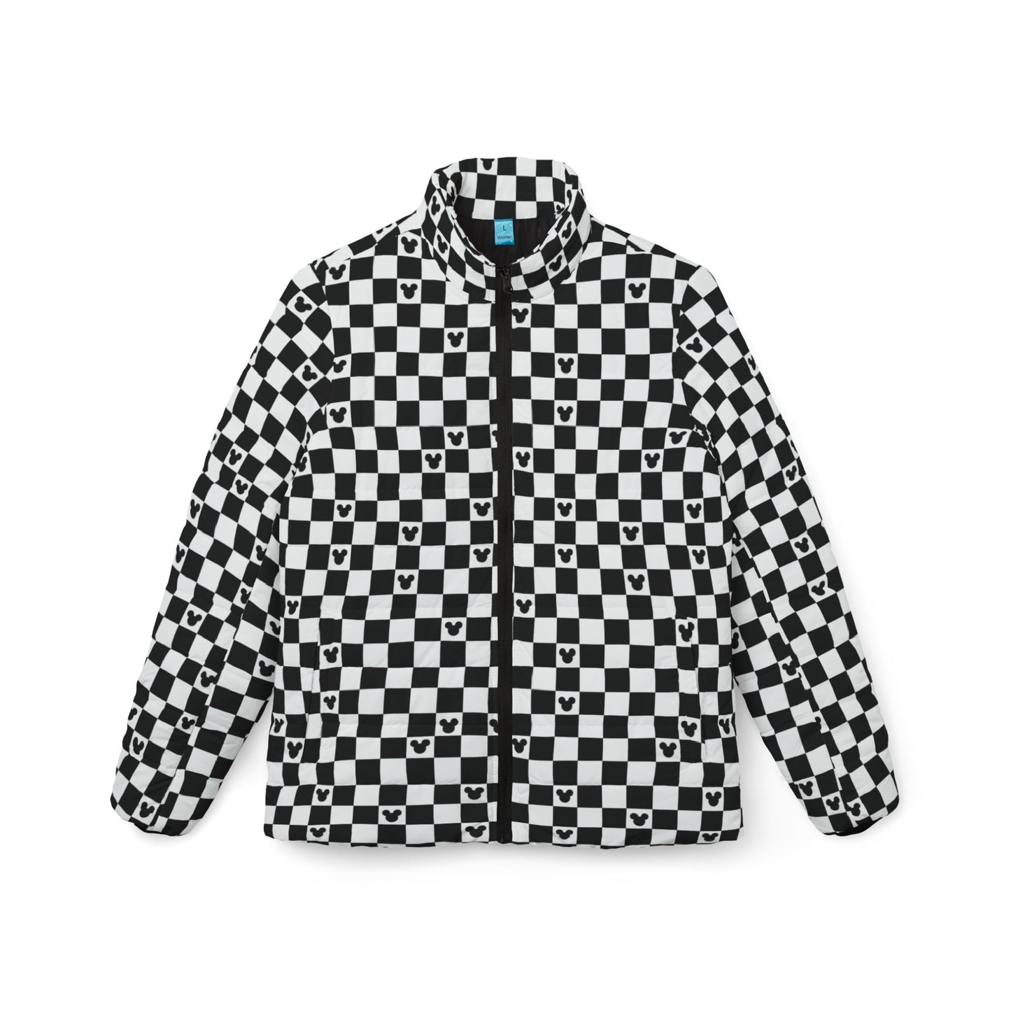 Disney Checkerboard Women's Puffer Jacket