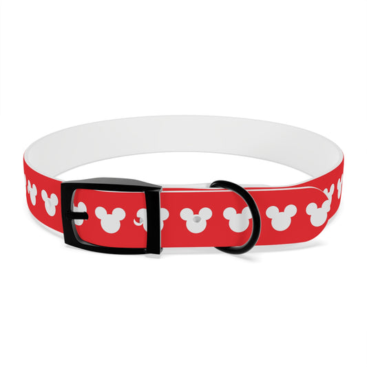 Mickey Mouse Pattern Dog Collar