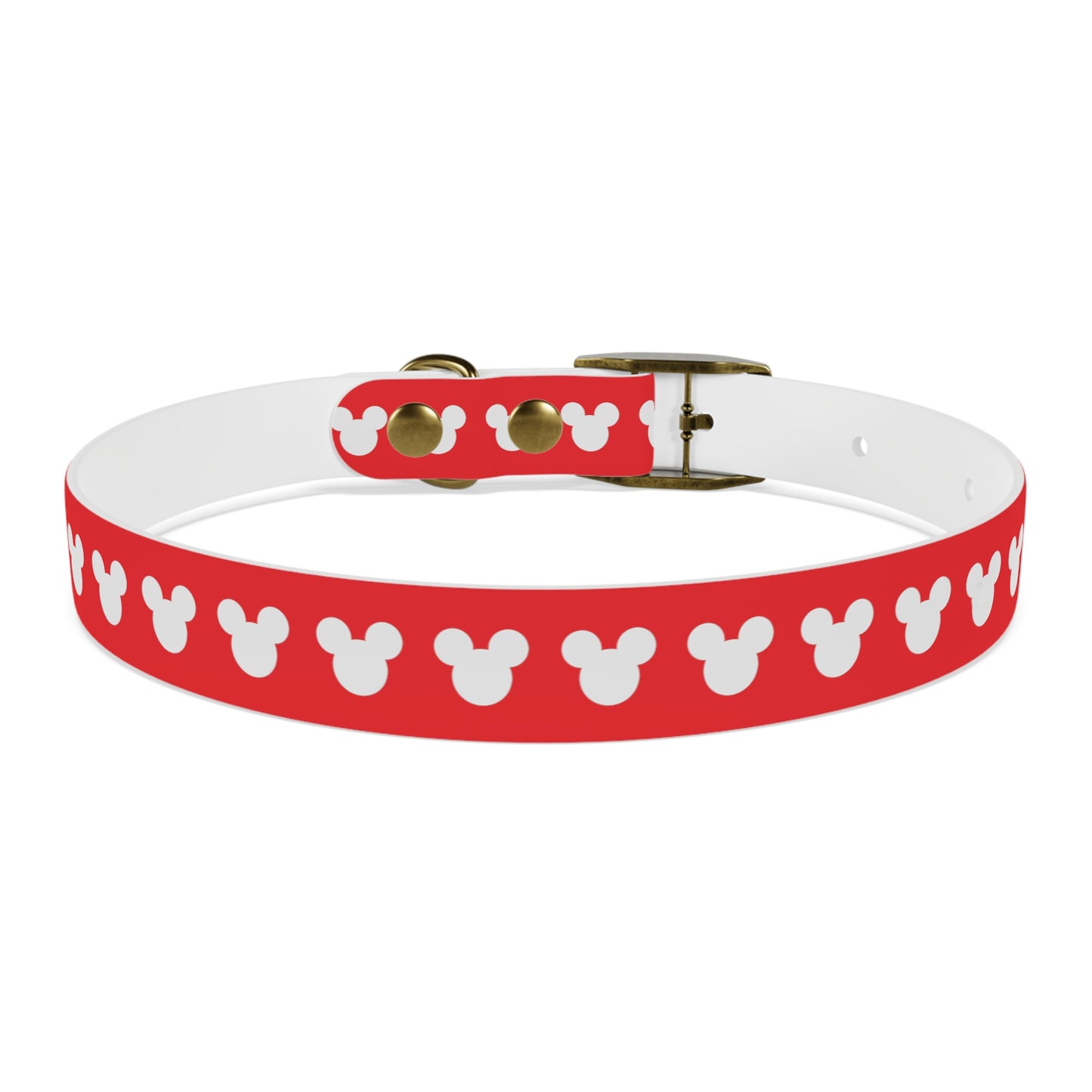 Mickey Mouse Pattern Dog Collar