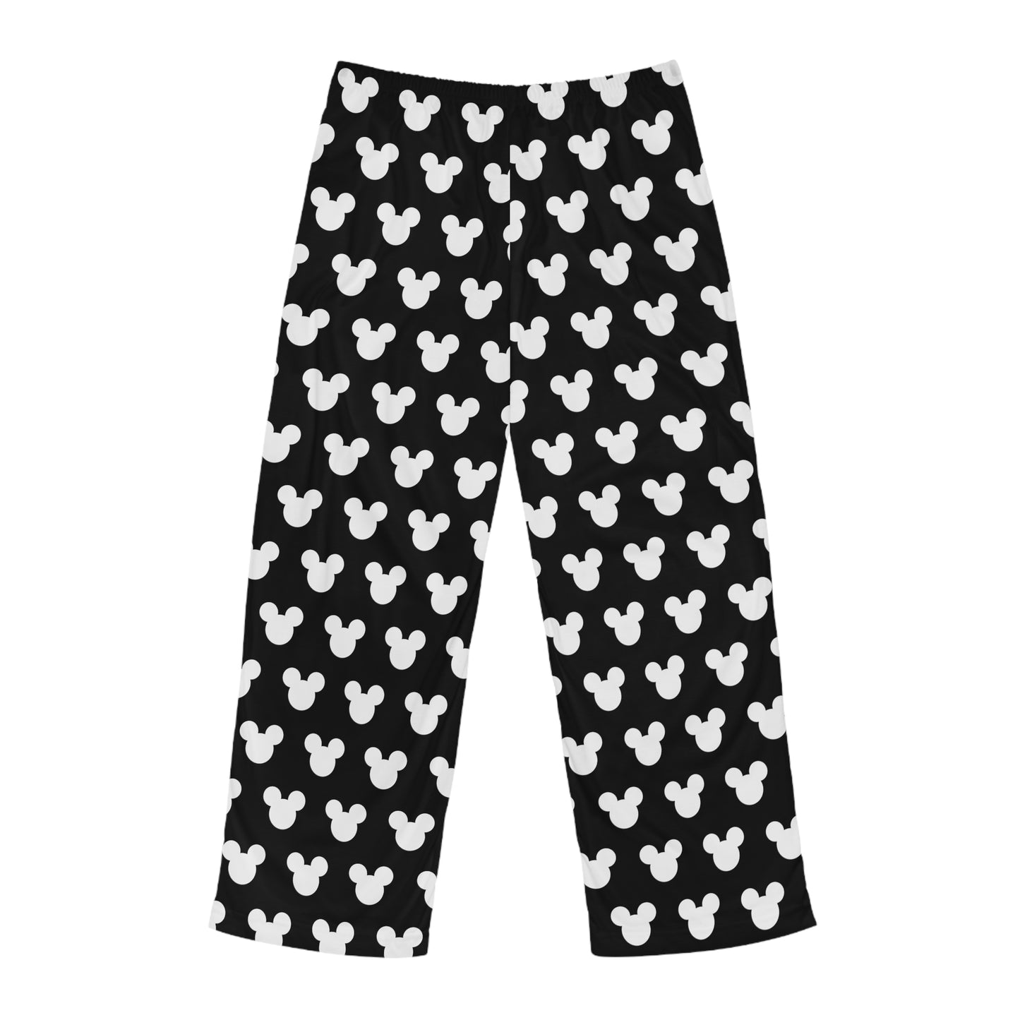 Mens Mickey Mouse Black and White Pajama Pants