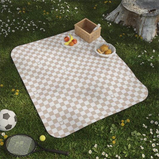 The Cindy Collection Mickey Checkerboard Picnic Blanket