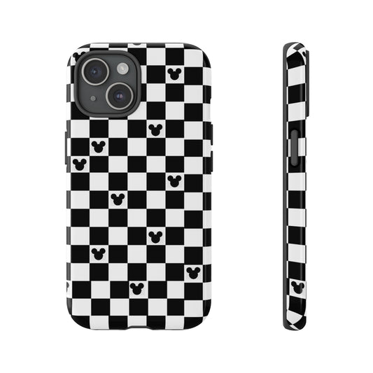 Mickey Mouse Checkerboard iPhone 15 Phone Case