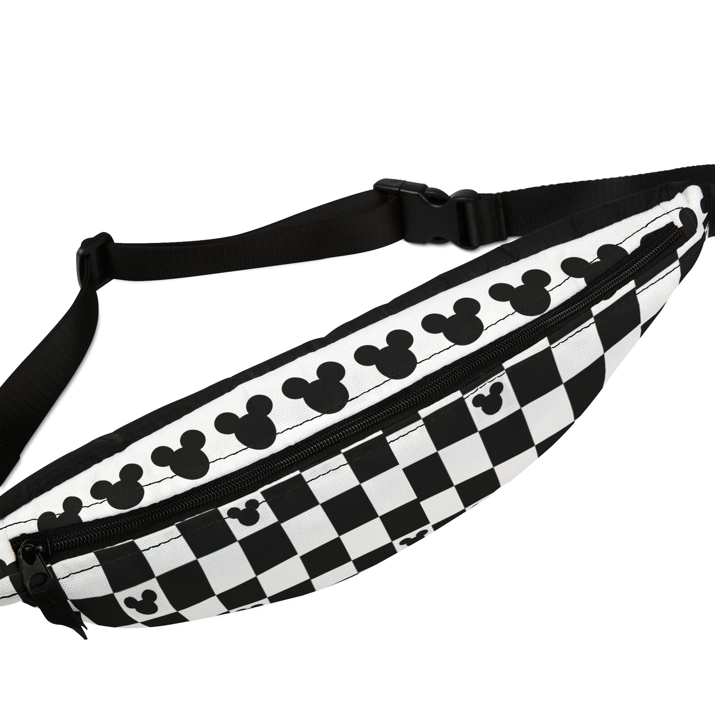 Mickey Mouse Checkerboard Fanny Pack – Stylish and Functional Waist