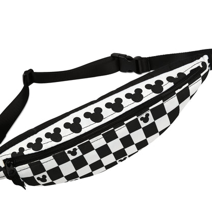 Mickey Mouse Checkerboard Fanny Pack – Stylish and Functional Waist