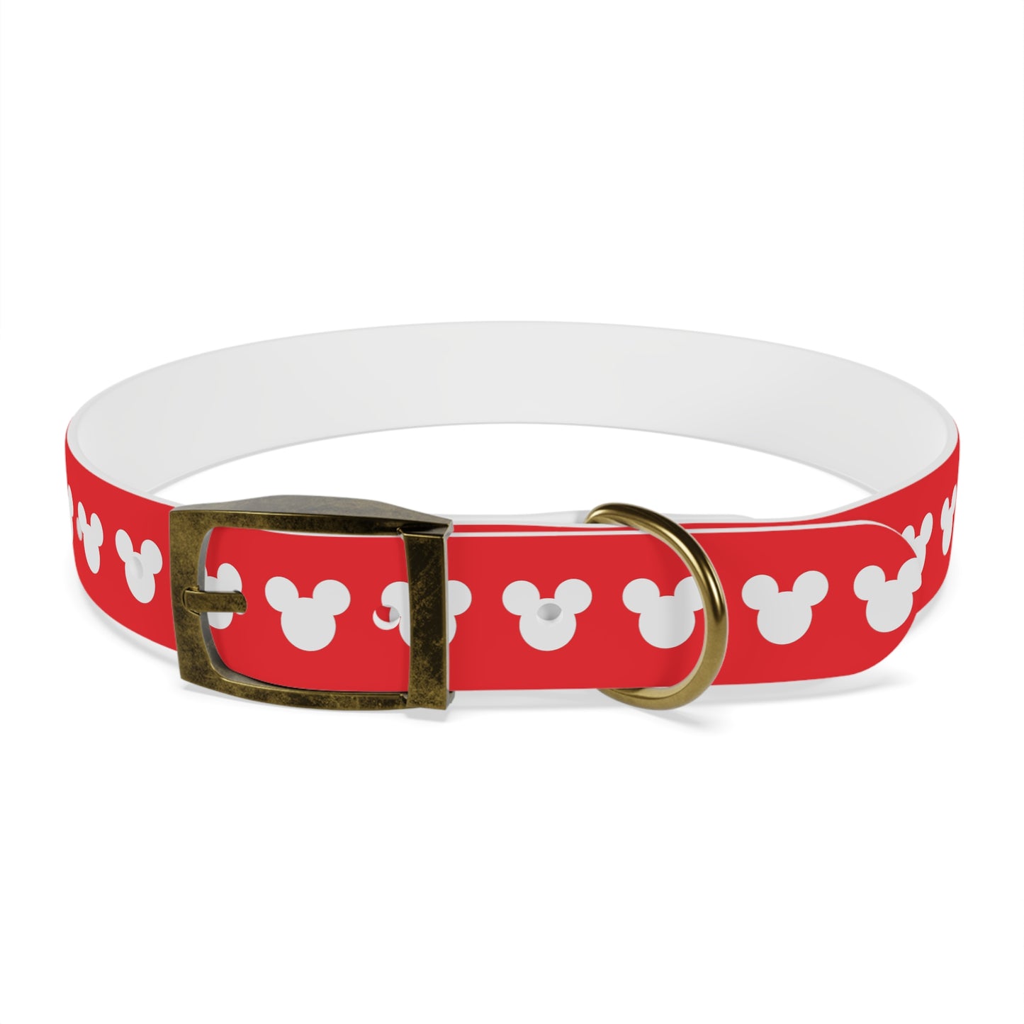 Mickey Mouse Pattern Dog Collar