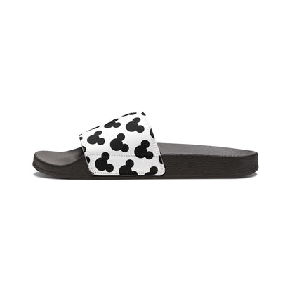 Kids’ Mickey Mouse Pattern Slide Sandals