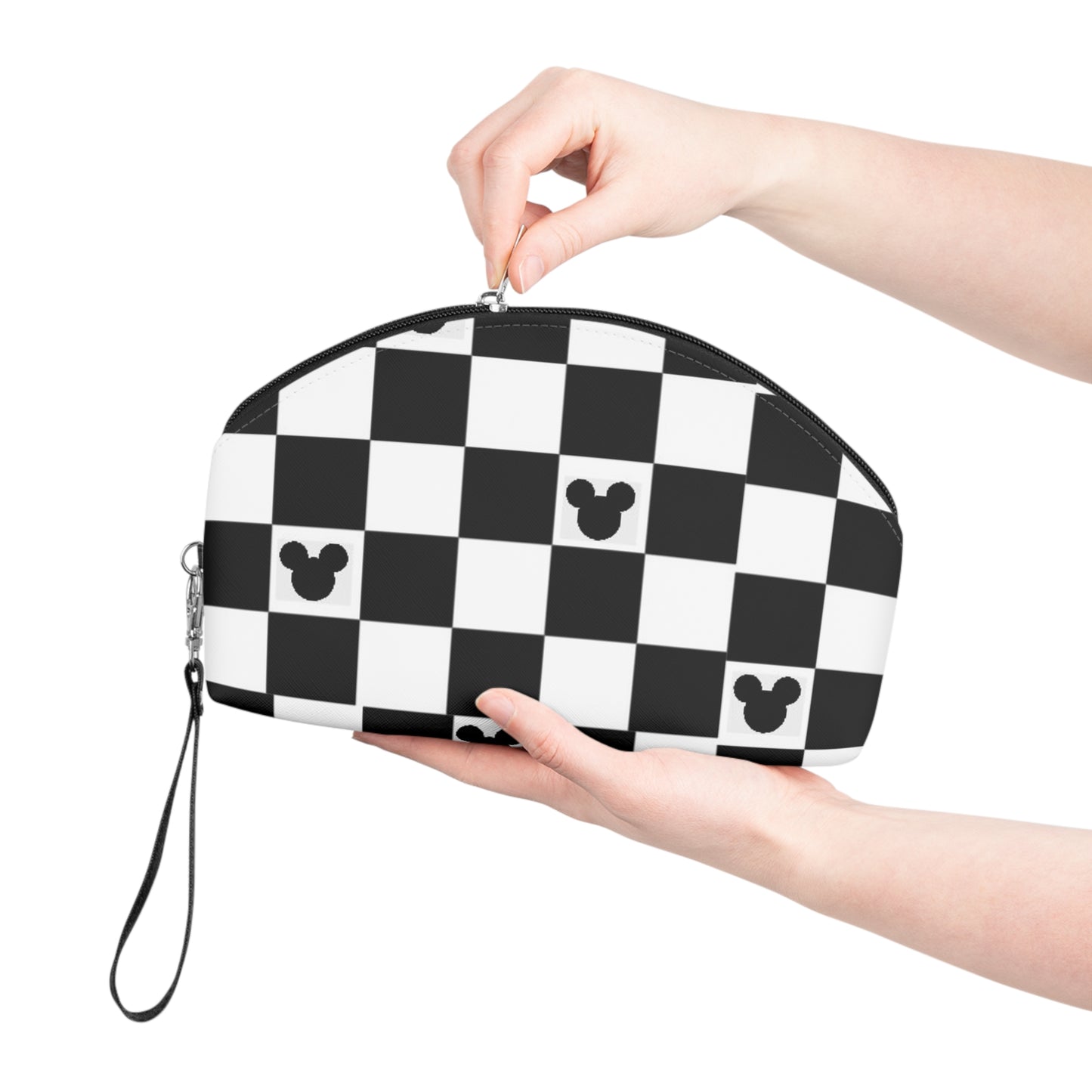 Mickey Mouse Checkerboard Makeup Bag