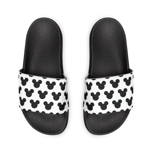 Kids’ Mickey Mouse Pattern Slide Sandals