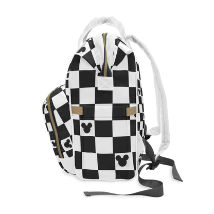 Mickey Mouse Checkerboard Diaper Bag