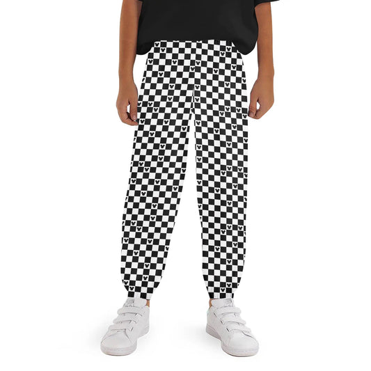 Kids’ Mickey Mouse Checkerboard Disney Jogger Pants