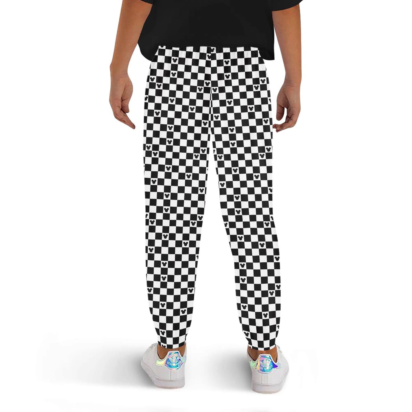 Kids’ Mickey Mouse Checkerboard Disney Jogger Pants