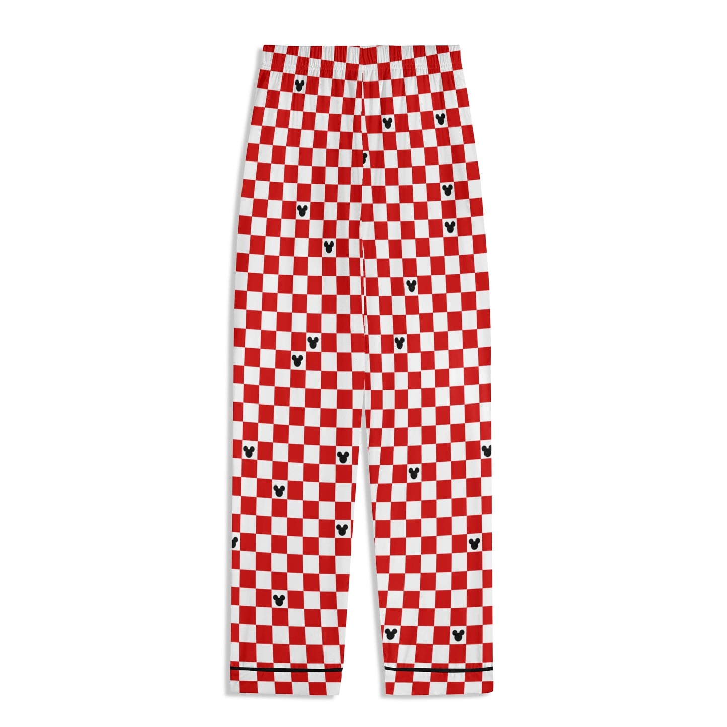 Adult Red & White Checkerboard Family Matching Christmas Pajamas