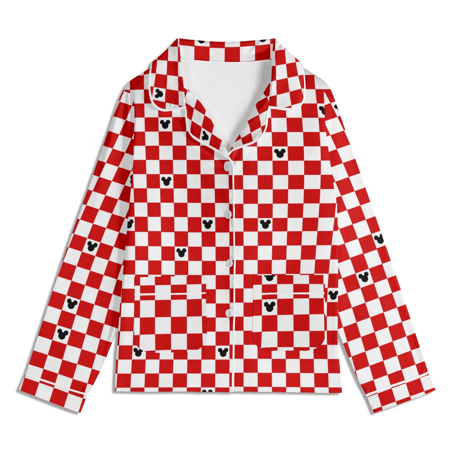 Baby Red & White Checkerboard Family Matching Christmas Pajamas