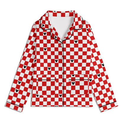 Baby Red & White Checkerboard Family Matching Christmas Pajamas