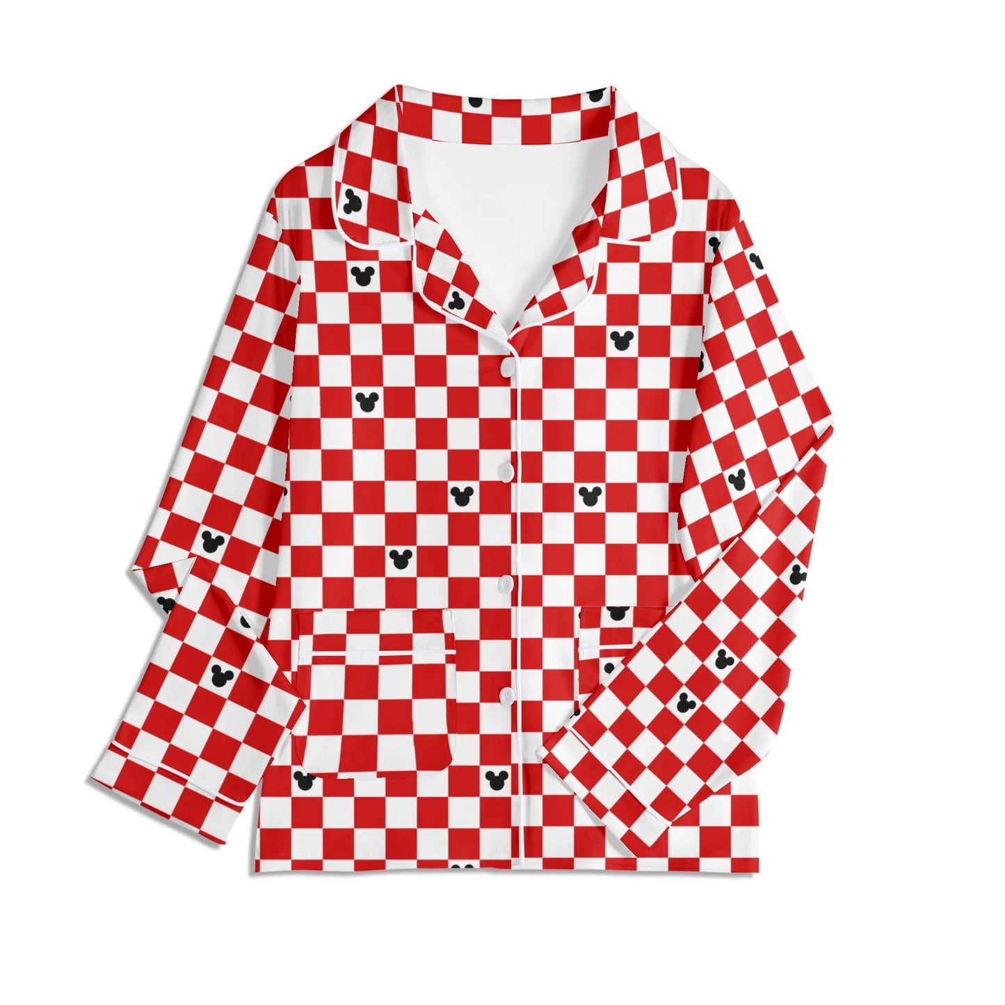 Baby Red & White Checkerboard Family Matching Christmas Pajamas