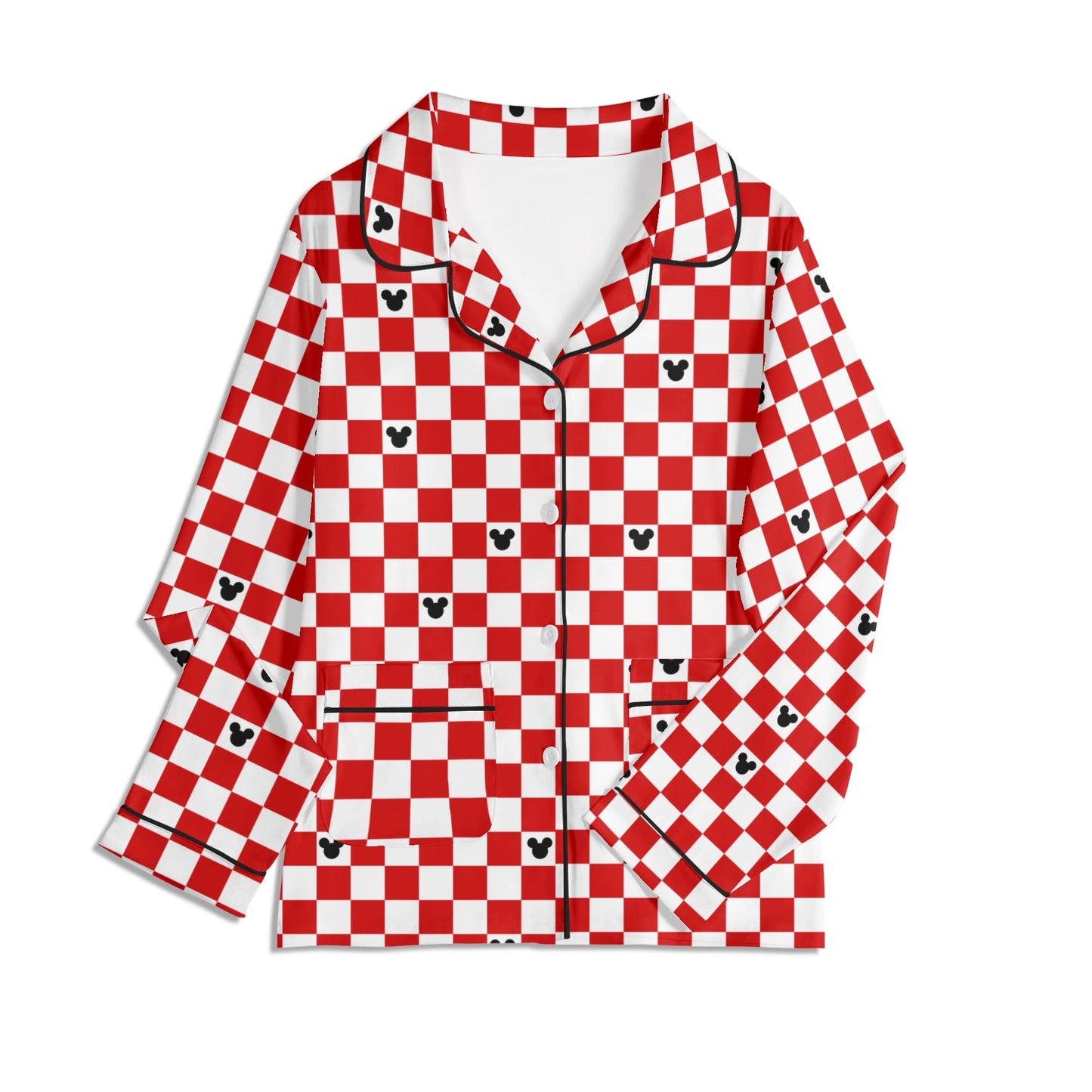 Baby Red & White Checkerboard Family Matching Christmas Pajamas