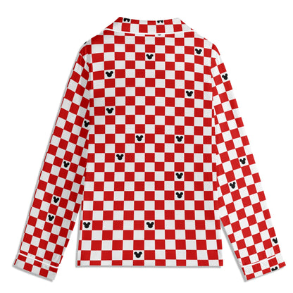 Children’s Red & White Checkerboard Family Matching Christmas Pajamas