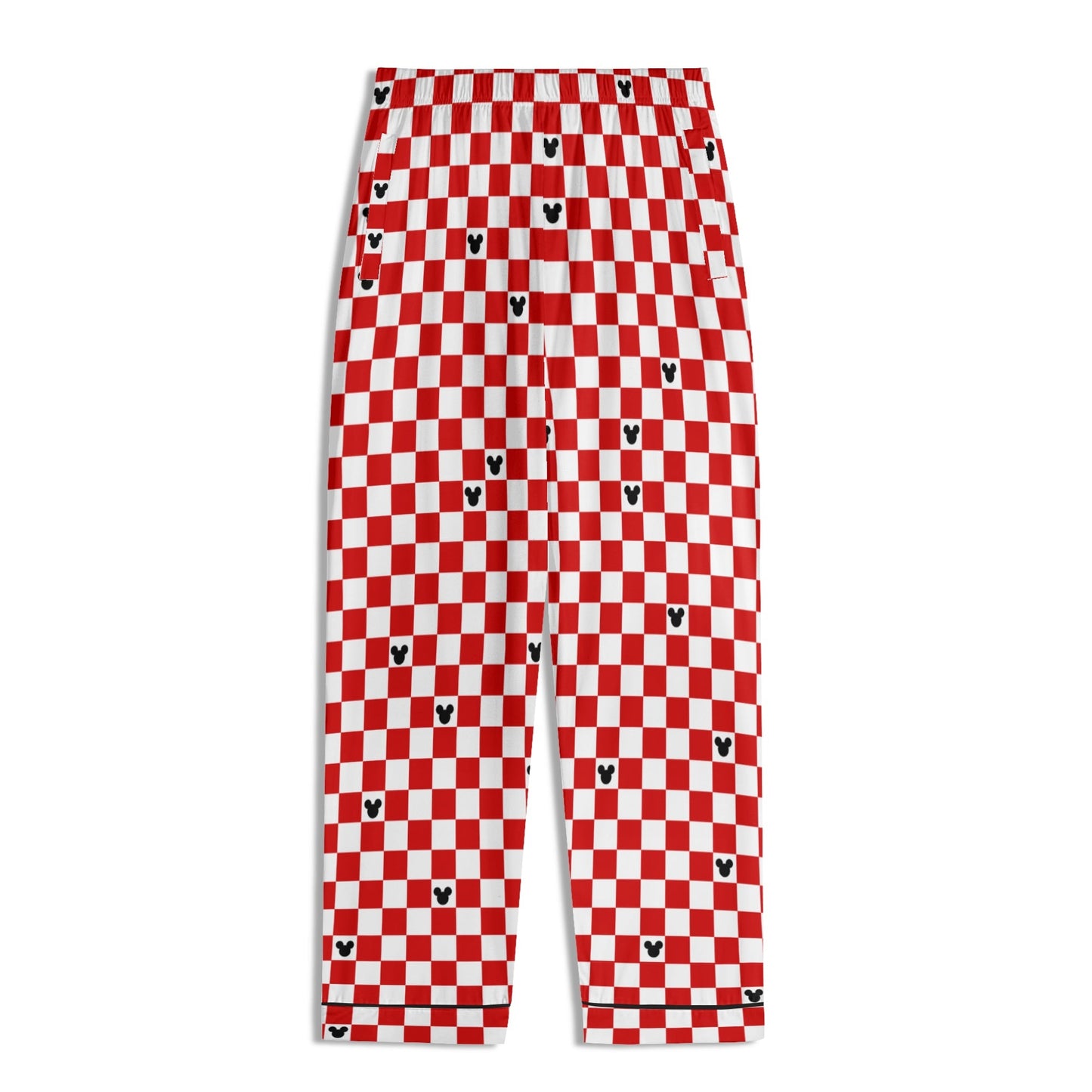 Children’s Red & White Checkerboard Family Matching Christmas Pajamas