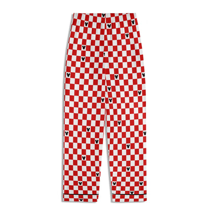 Children’s Red & White Checkerboard Family Matching Christmas Pajamas