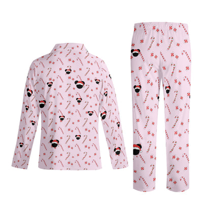 Mommy and Me Matching Christmas Pajamas – Bubble Gum Pink Holiday Mickey Collection