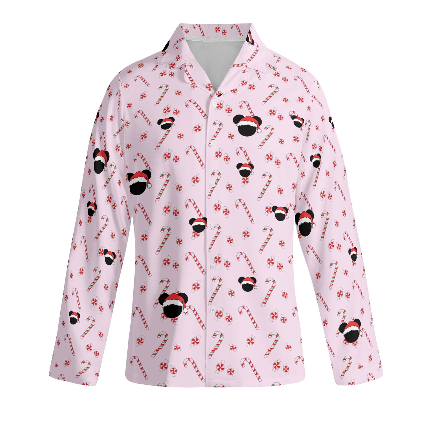 Mommy and Me Matching Christmas Pajamas – Bubble Gum Pink Holiday Mickey Collection