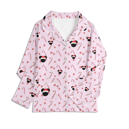 Mommy and Me (Baby) Matching Christmas Pajamas – Bubble Gum Pink Holiday Mickey Collection