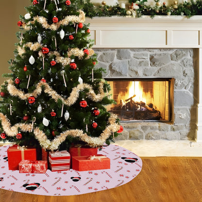 Enchanting Pink Mickey Christmas Tree Skirt – Add a Touch of Magic to Your Holiday Decor