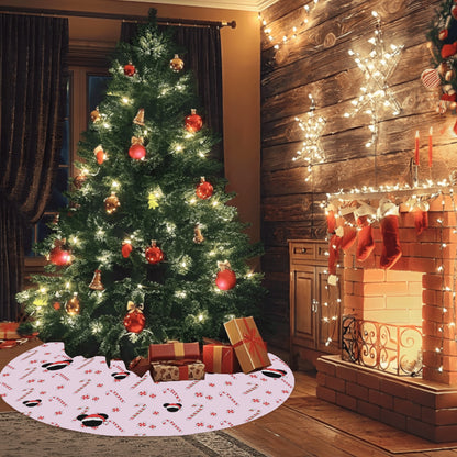 Enchanting Pink Mickey Christmas Tree Skirt – Add a Touch of Magic to Your Holiday Decor