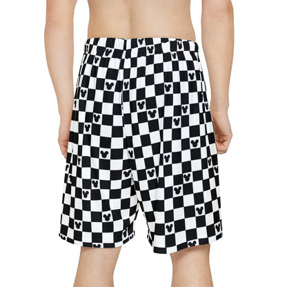 Mickey Mouse Checkerboard Shorts