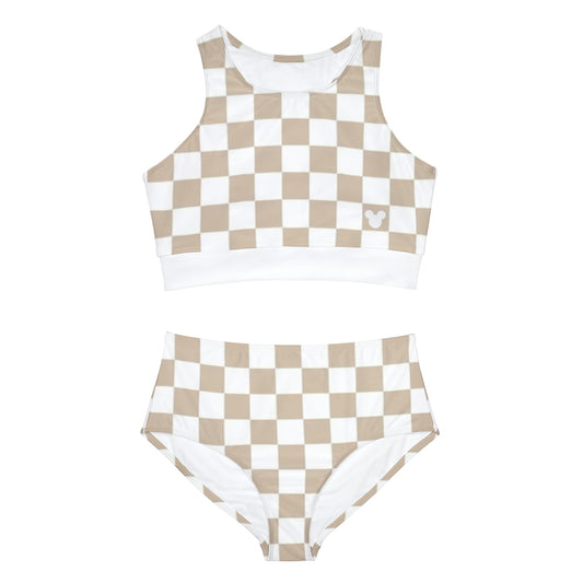 The Cindy Disney Checkered Swim Set