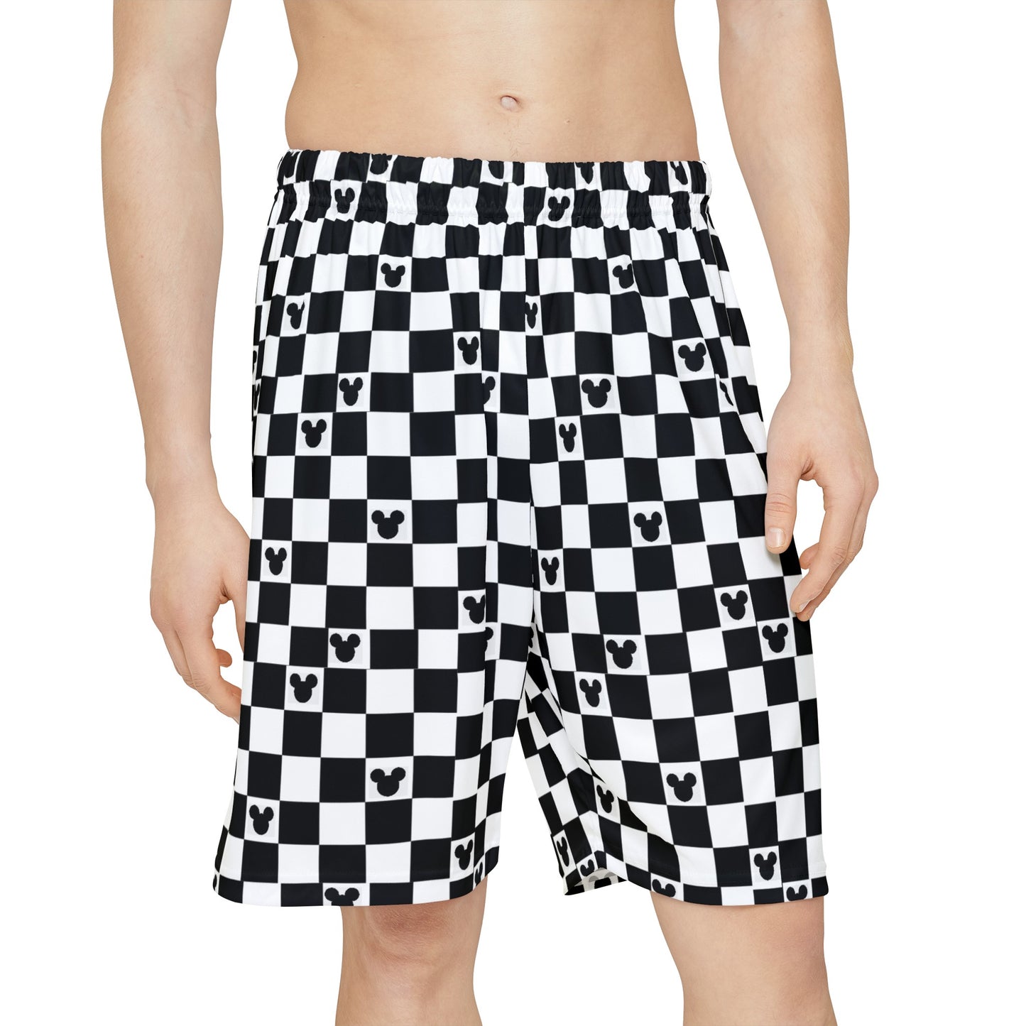 Mickey Mouse Checkerboard Shorts