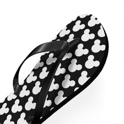 Mickey Mouse Pattern Flip Flops