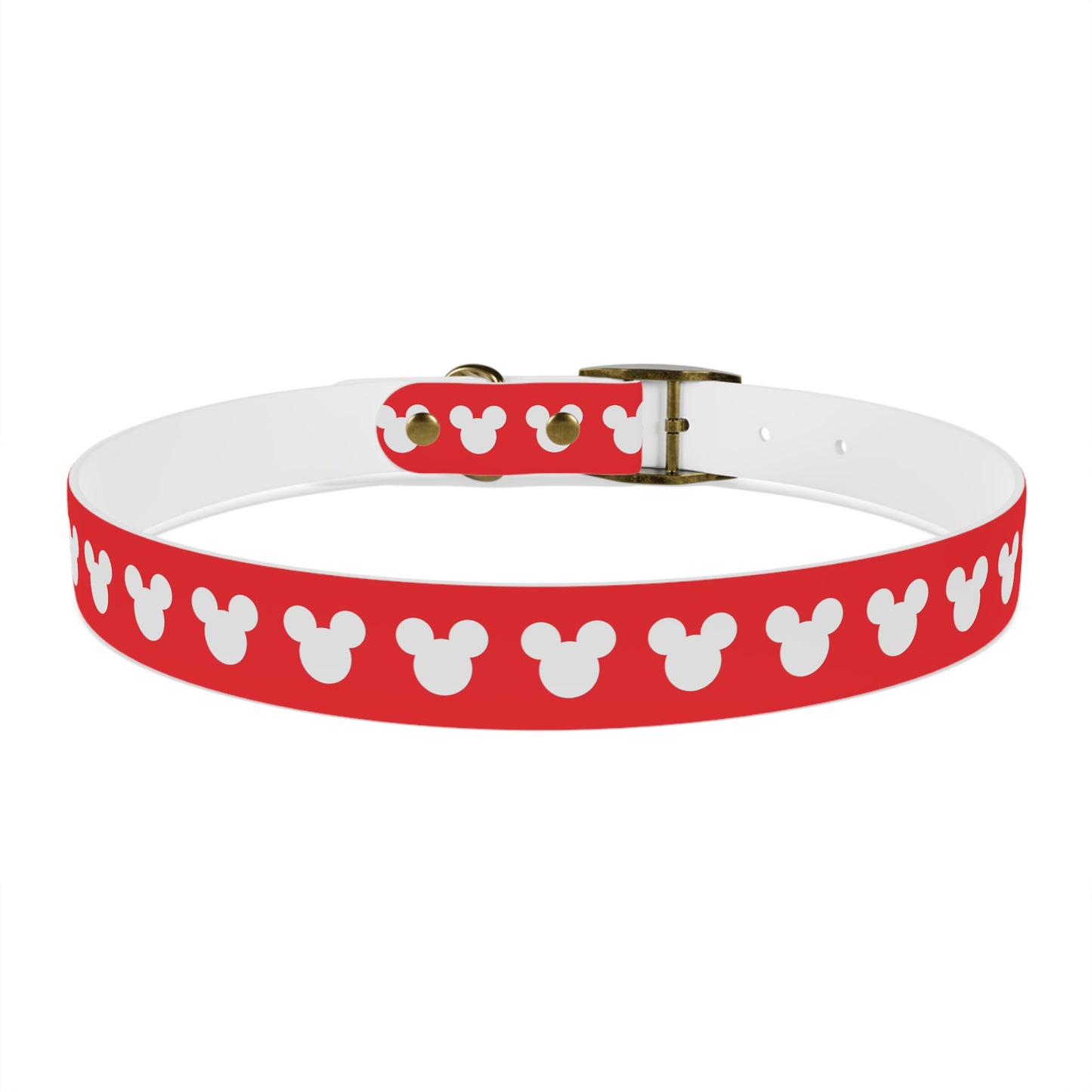 Mickey Mouse Pattern Dog Collar