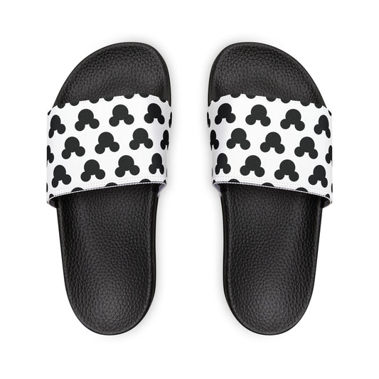 Adult Mickey Mouse Pattern Slide Sandals