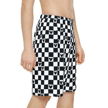 Mickey Mouse Checkerboard Shorts