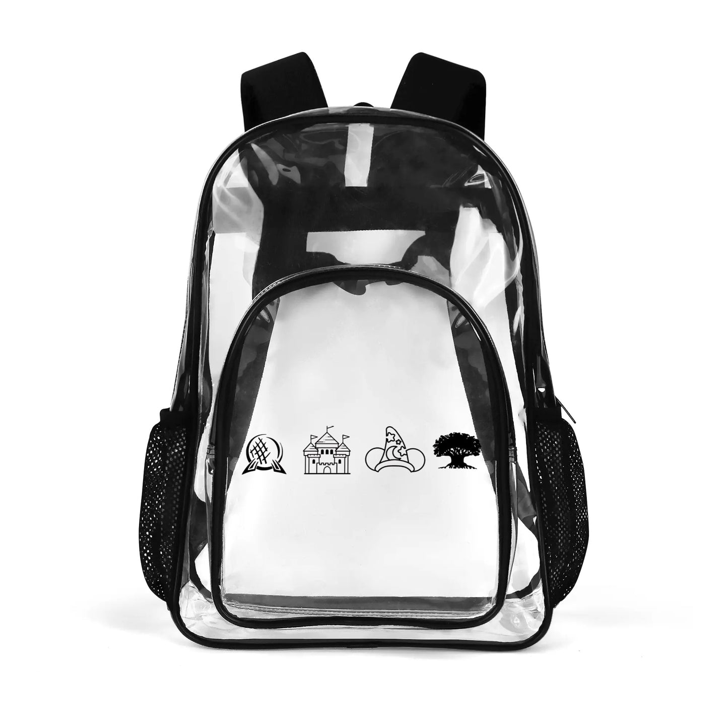 Disney Park Inspired Transparent Clear Backpack